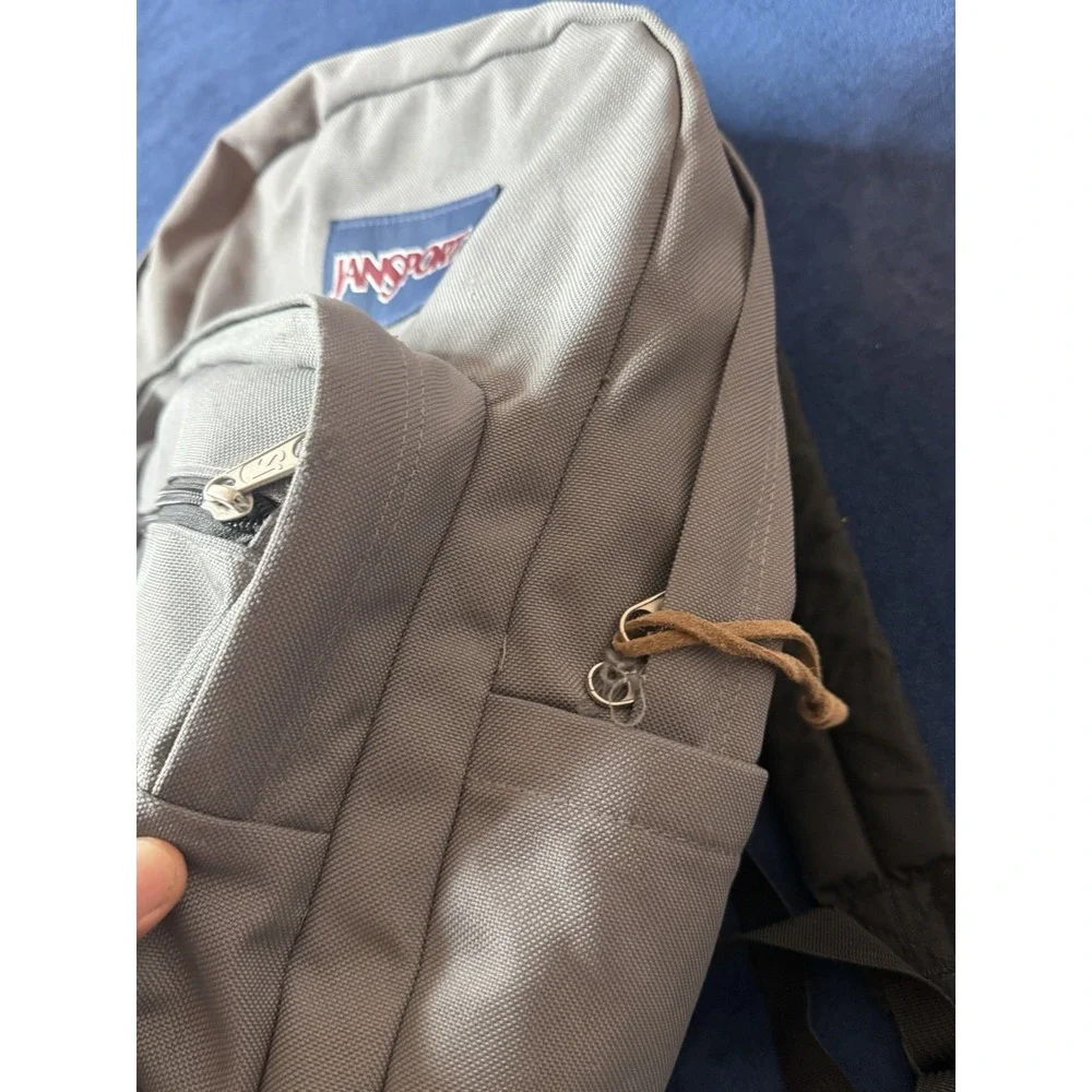 JanSport Right Pack Backpack Gray Suede Bottom Mens Bag